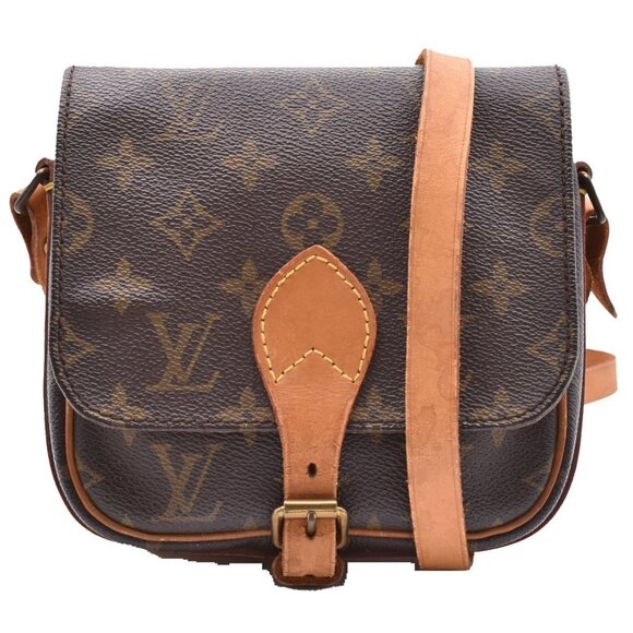 LOUIS VUITTON Mini Cartouchiere Shoulder Bag Monogram Leather BN M51254 80AA032 - Picture 1 of 15